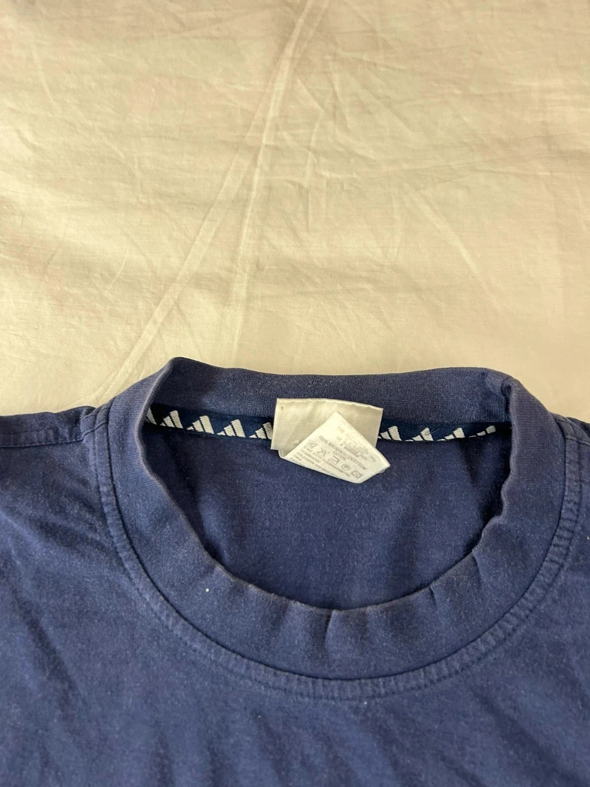 T-shirt uni adidas marineblauw – photo 7